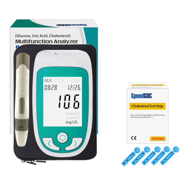 AstraGuard Health Monitor: Cholesterol, Glucose &amp; Uric Acid