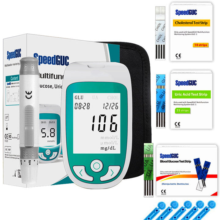 AstraGuard Health Monitor: Cholesterol, Glucose &amp; Uric Acid