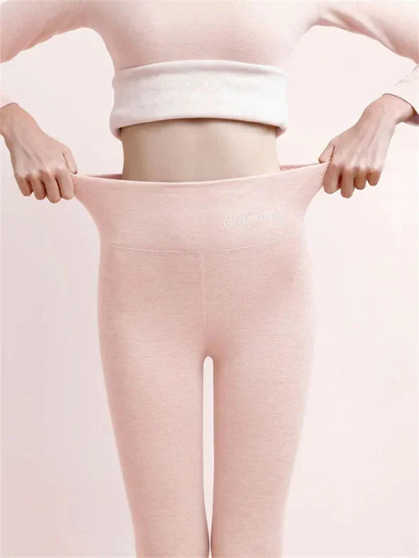AstraWeave Cashmere-Lined Winter Leggings for Warmth