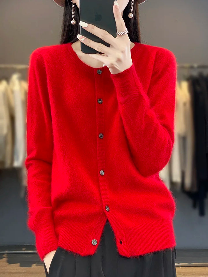 Aurea 100% Cashmere Cardigan | Pure Cashmere Sweater