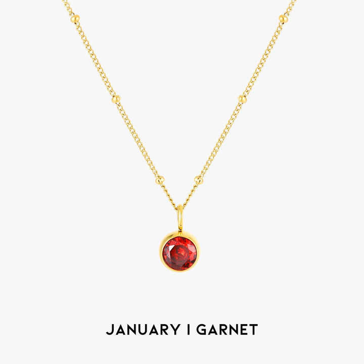 Aurora Birthstone Necklace - A Enchanting Connection