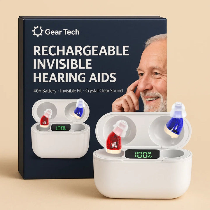 AuroraOne In-Ear Rechargeable Hearing Aids With Clear Sound