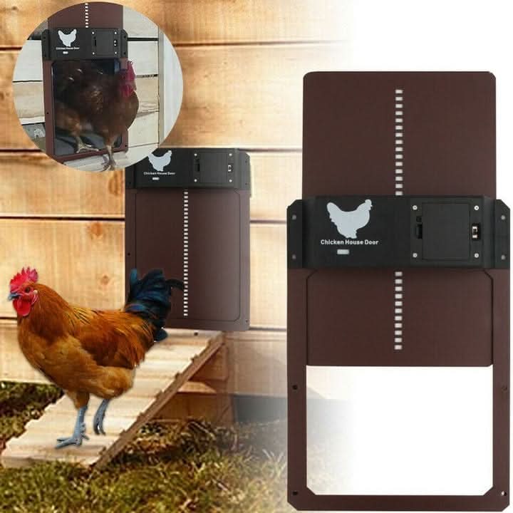 AUTOCOOP – Automatic Chicken Coop Door with Light Sensor &amp; Weather Protection