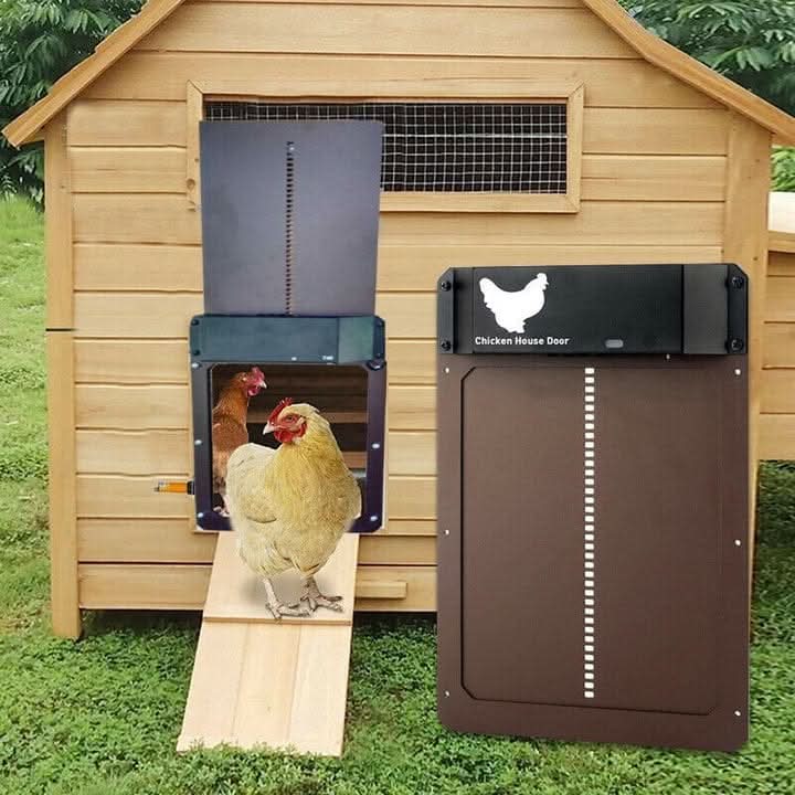 AUTOCOOP – Automatic Chicken Coop Door with Light Sensor &amp; Weather Protection
