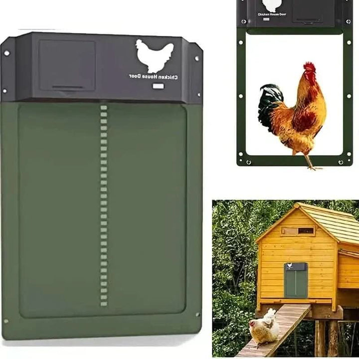 AUTOCOOP – Automatic Chicken Coop Door with Light Sensor &amp; Weather Protection