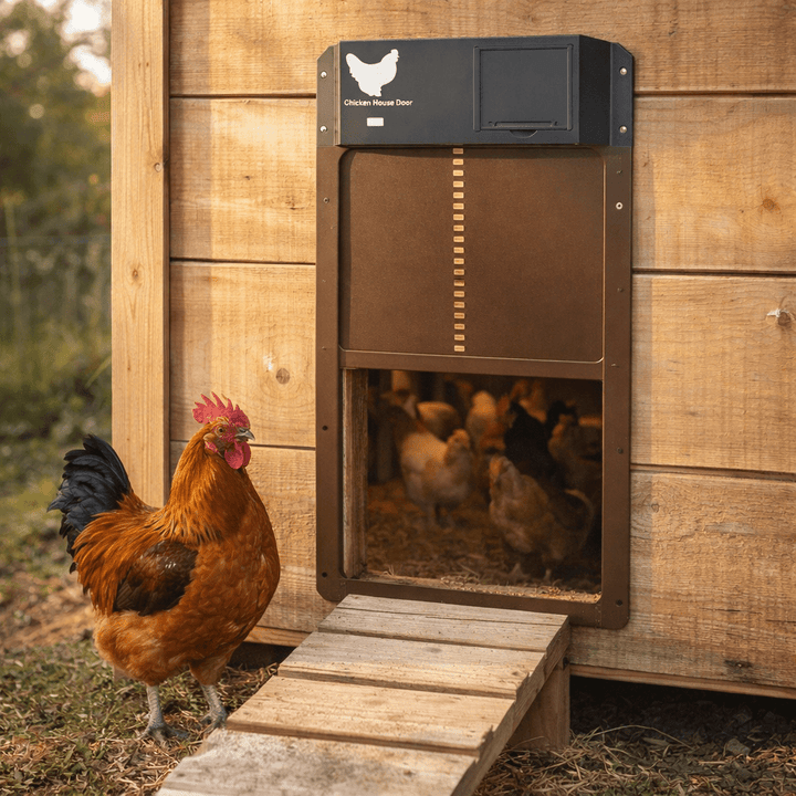 AUTOCOOP – Automatic Chicken Coop Door with Light Sensor &amp; Weather Protection