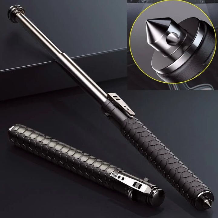 Automatic Self-Defense Walking Stick With Anti-Slip Grip