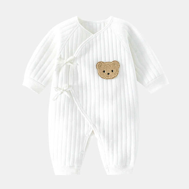 Baby romper with bear - Spring &amp; autumn clothing