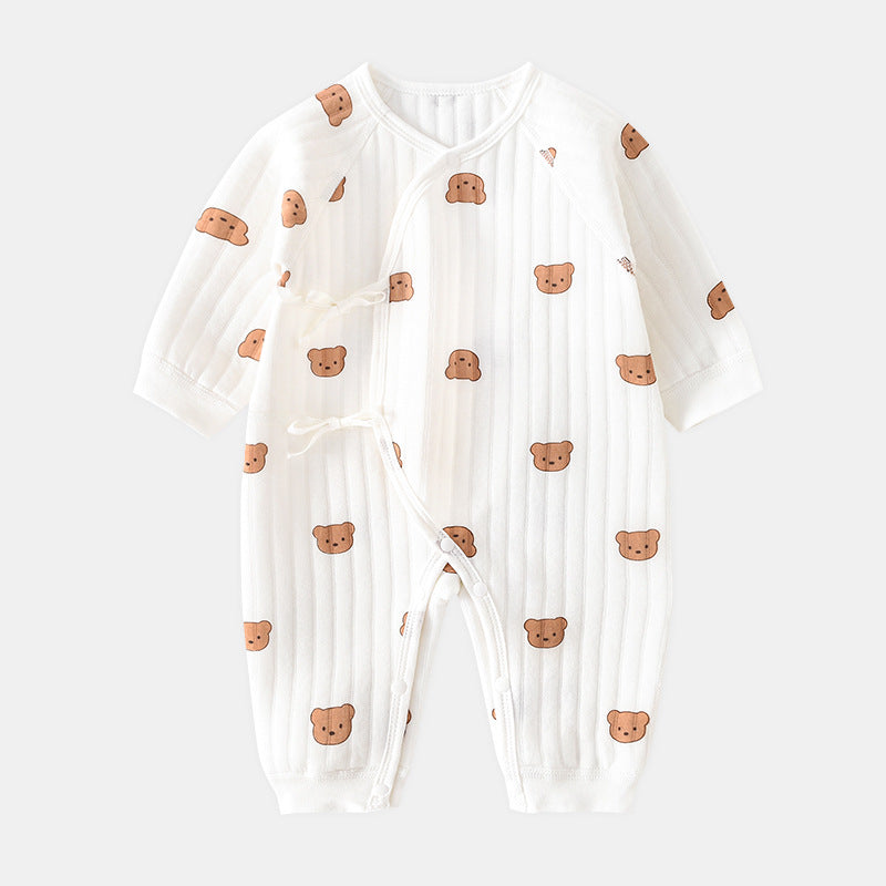 Baby romper with bear - Spring &amp; autumn clothing
