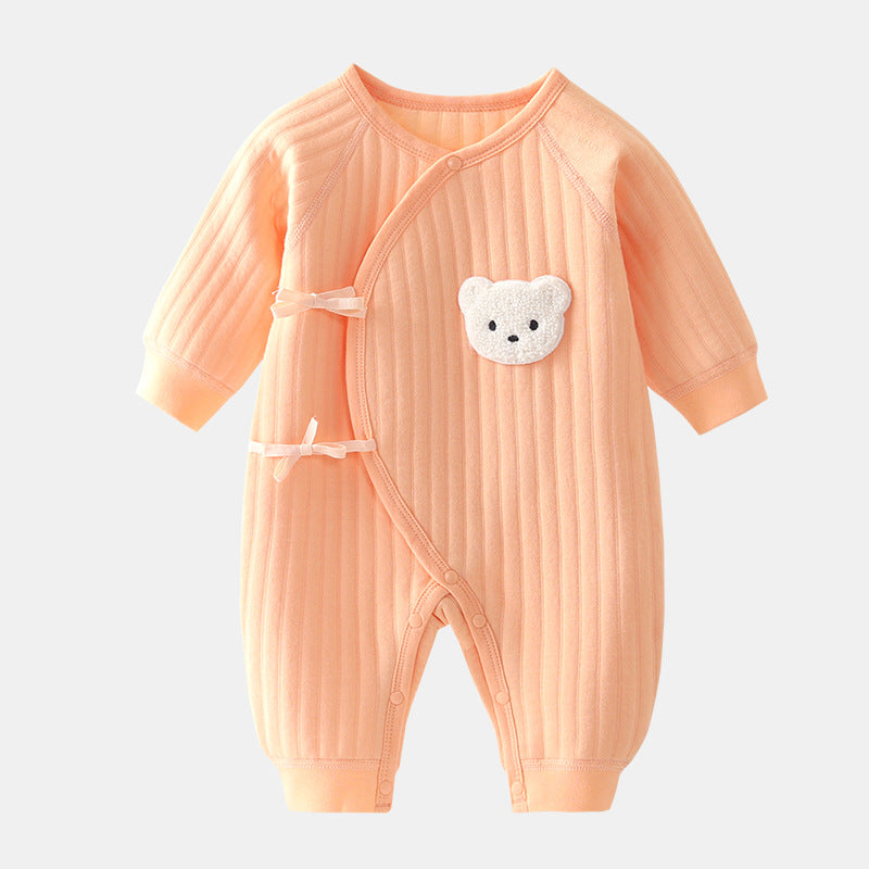 Baby romper with bear - Spring &amp; autumn clothing