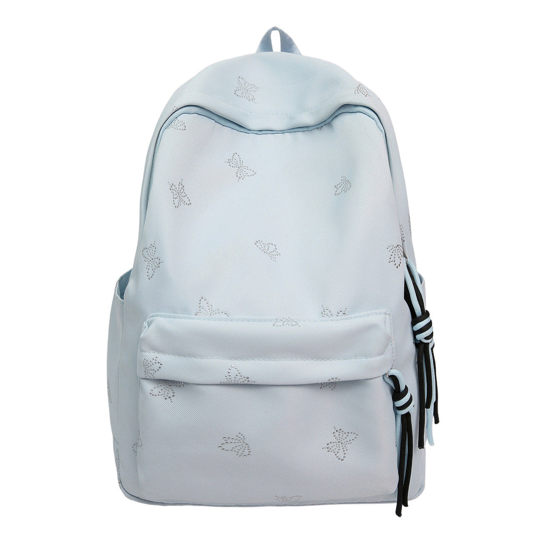Backpack with Glittering Embellishments