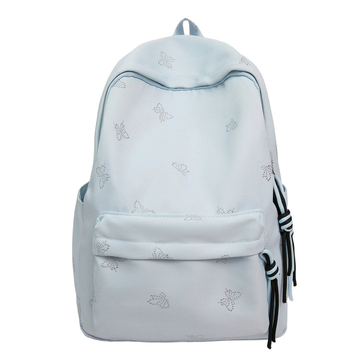 Backpack with Glittering Embellishments