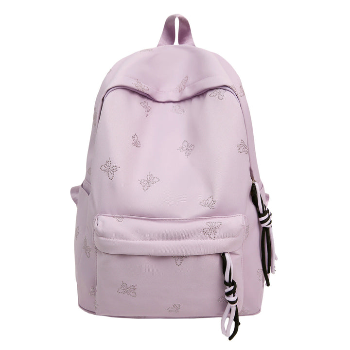 Backpack with Glittering Embellishments