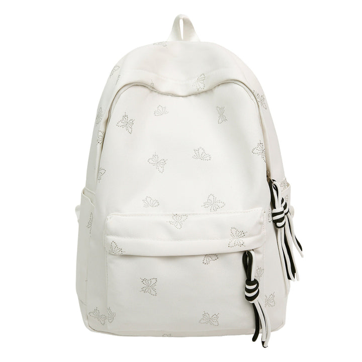 Backpack with Glittering Embellishments
