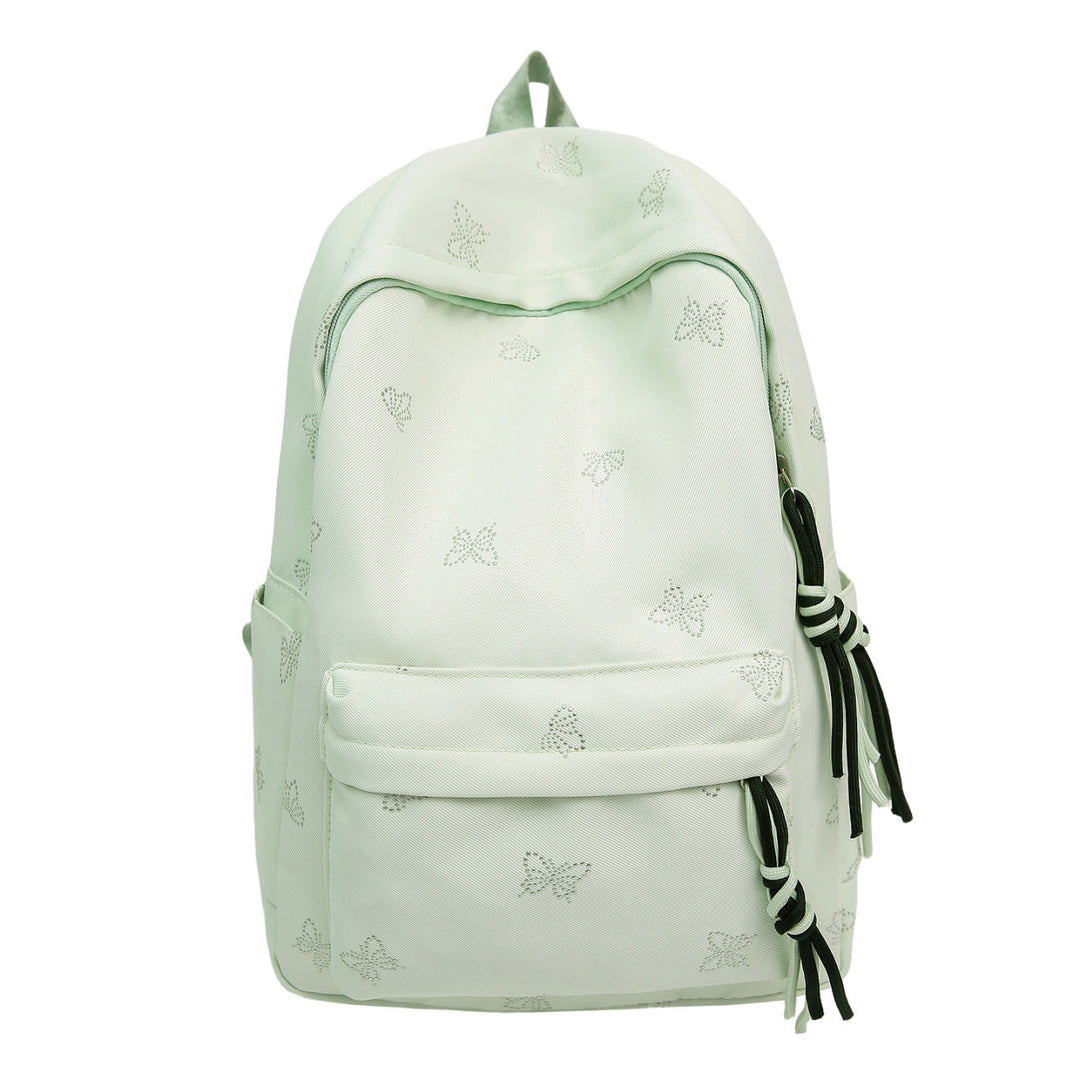 Backpack with Glittering Embellishments