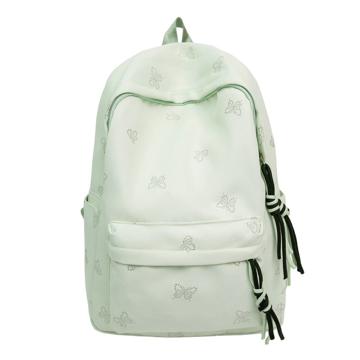 Backpack with Glittering Embellishments