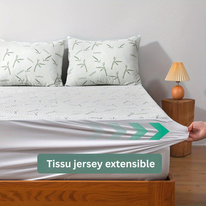 BambooCool Mattress Protector – Breathable and Cooling for Improved Sleep Comfort