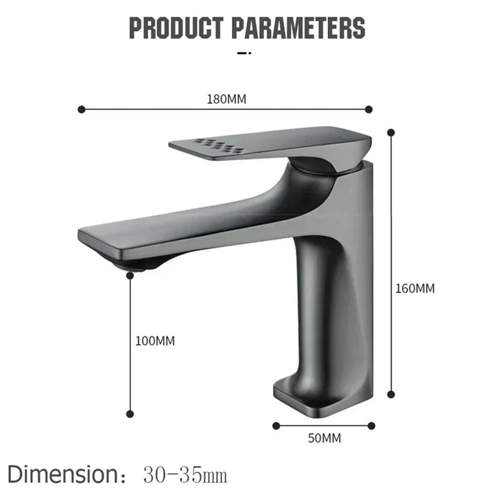 Bathroom Tap – Single Lever Mixer with Chrome Finish