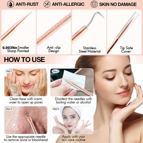 Blackhead &amp; Pimple Extractor Kit
