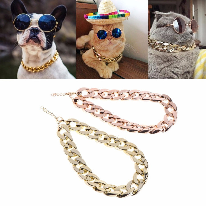 BlingBling Golden Dog Necklace