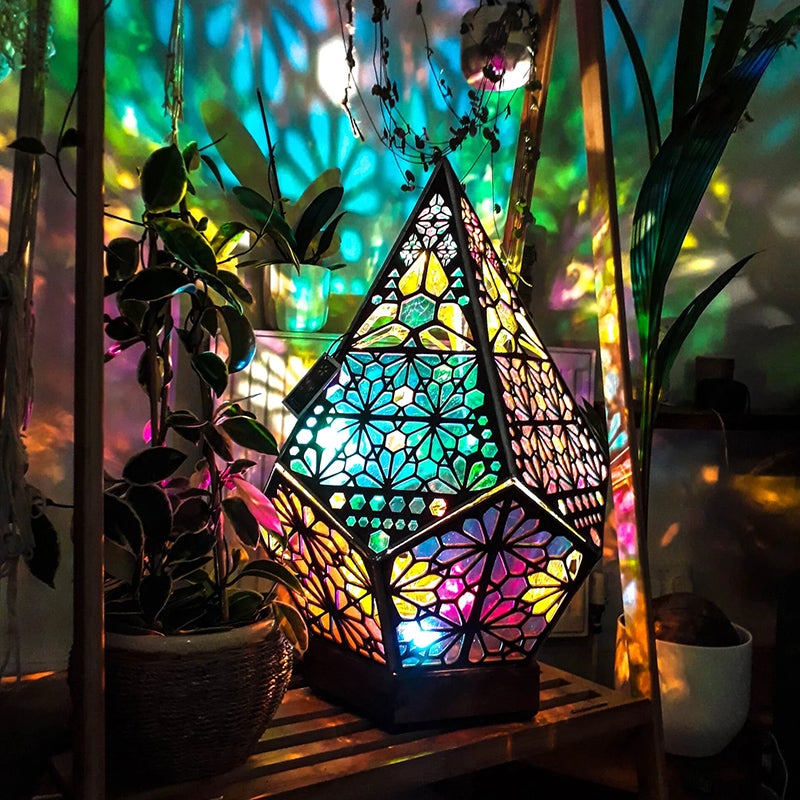Bohemian Floor Lamp for Chromotherapy and Interior Décor