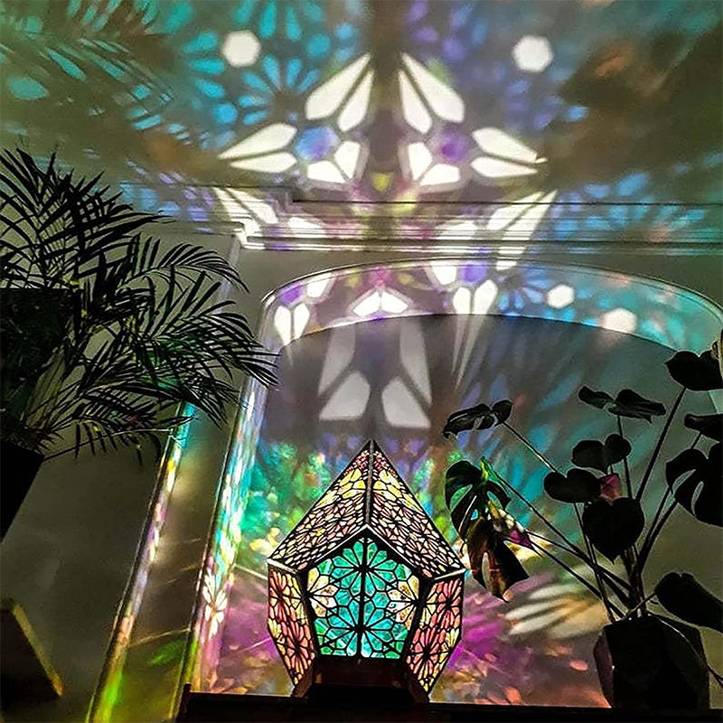 Bohemian Floor Lamp for Chromotherapy and Interior Décor
