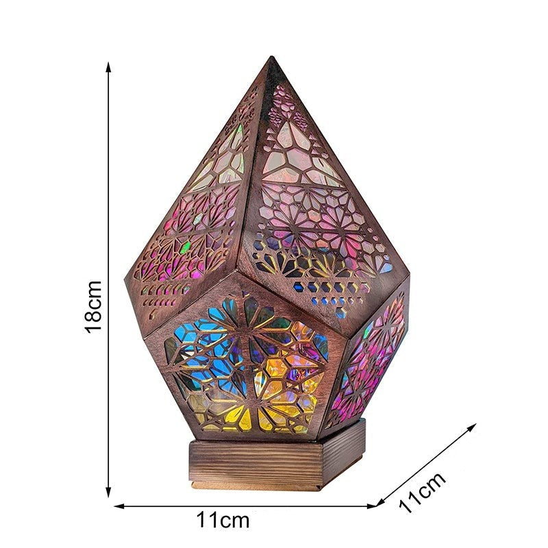 Bohemian Floor Lamp for Chromotherapy and Interior Décor