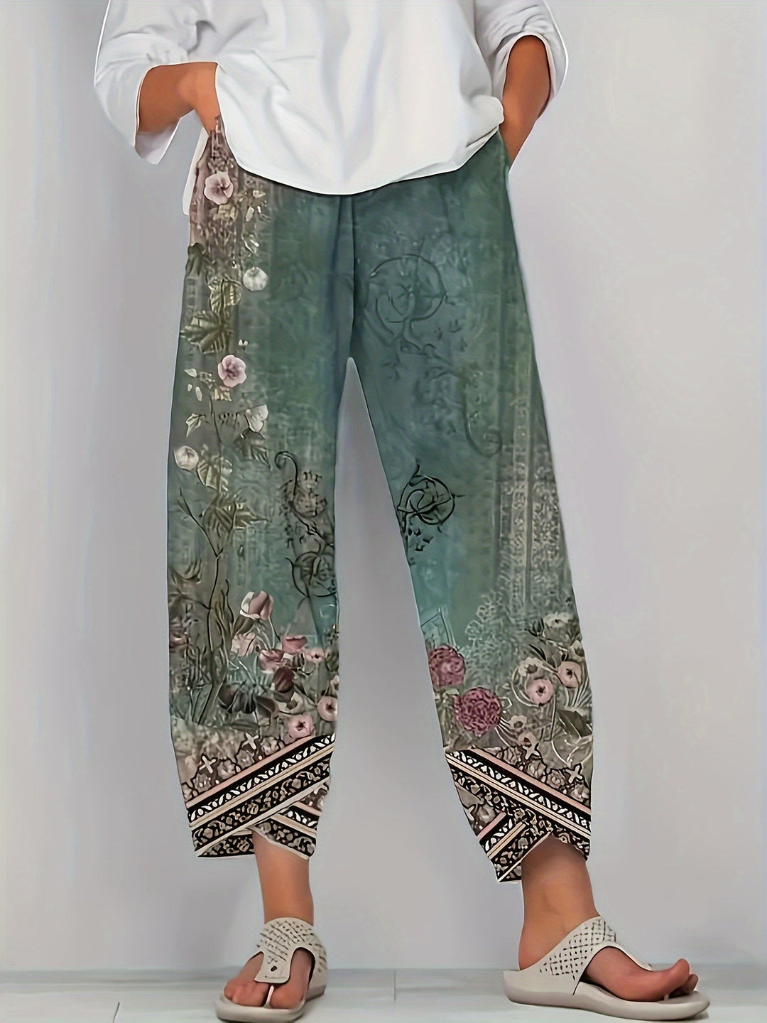 Botanical Cropped Pants
