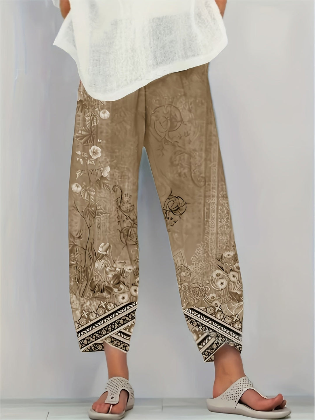 Botanical Cropped Pants