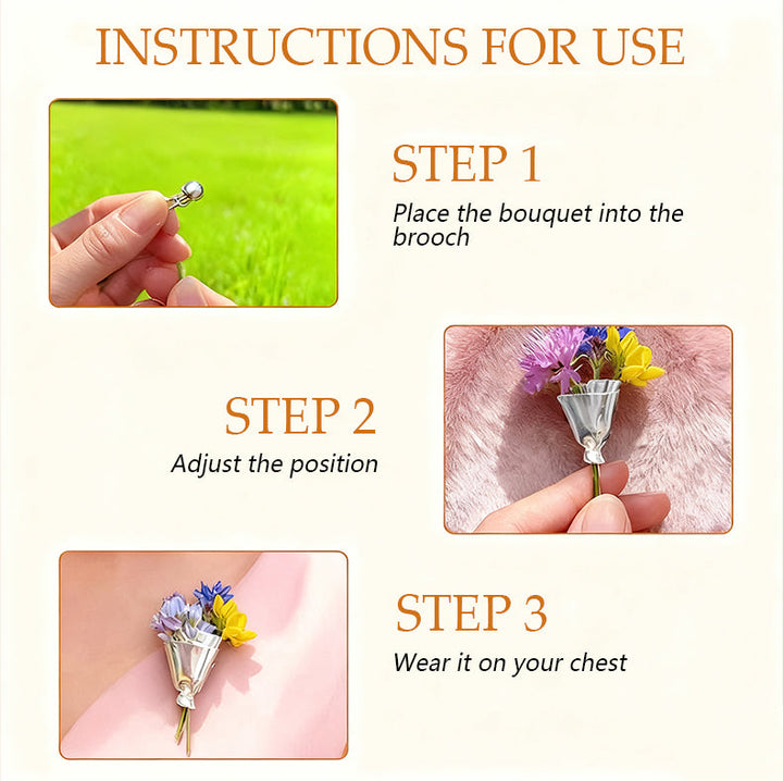 Bouquet Brooch