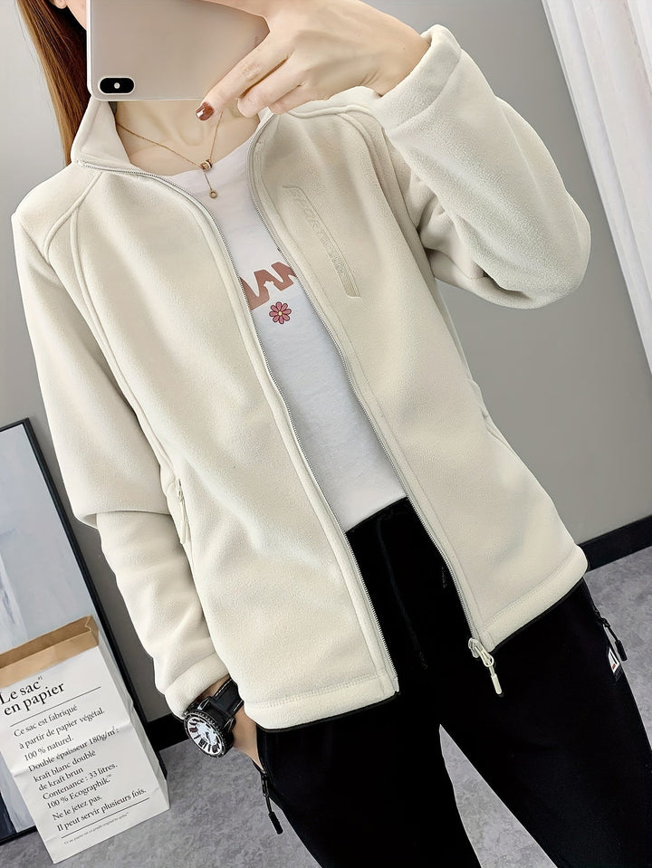 Breathable fleece jacket