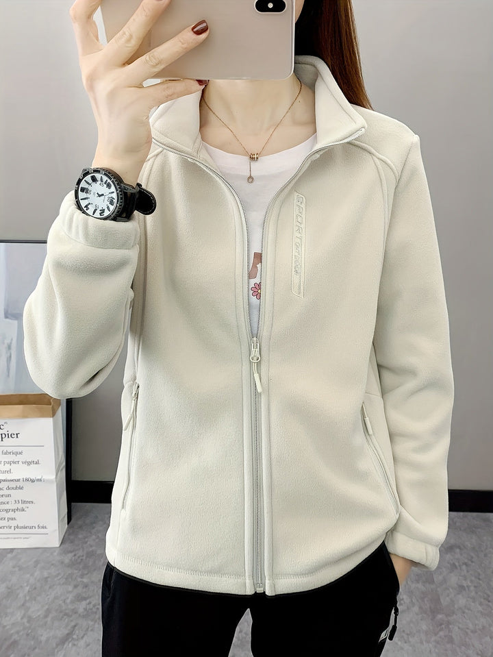 Breathable fleece jacket