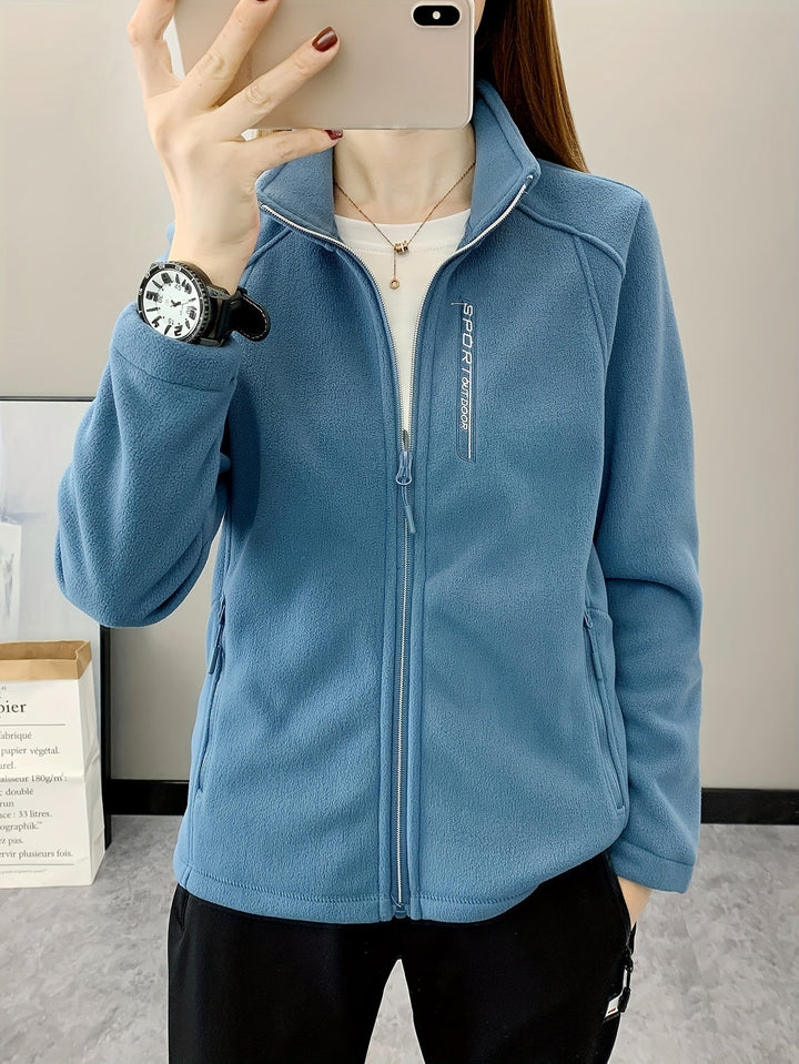 Breathable fleece jacket