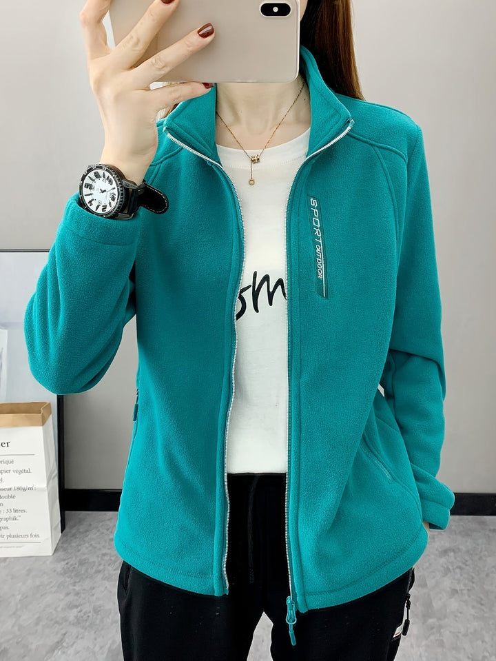 Breathable fleece jacket