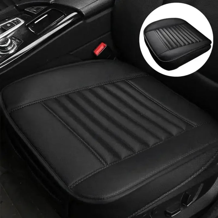 Breathable PU Leather and Latex Car Seat Cushion Cover - Non-Slip, All-Season Universal Fit for All Vehicle Types
