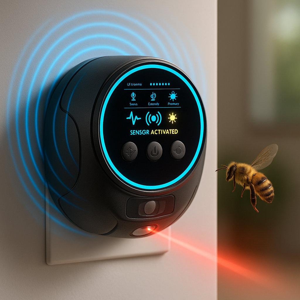 Breevo Ultrasonic Bee &amp; Wasp Repellent For 360 Coverage