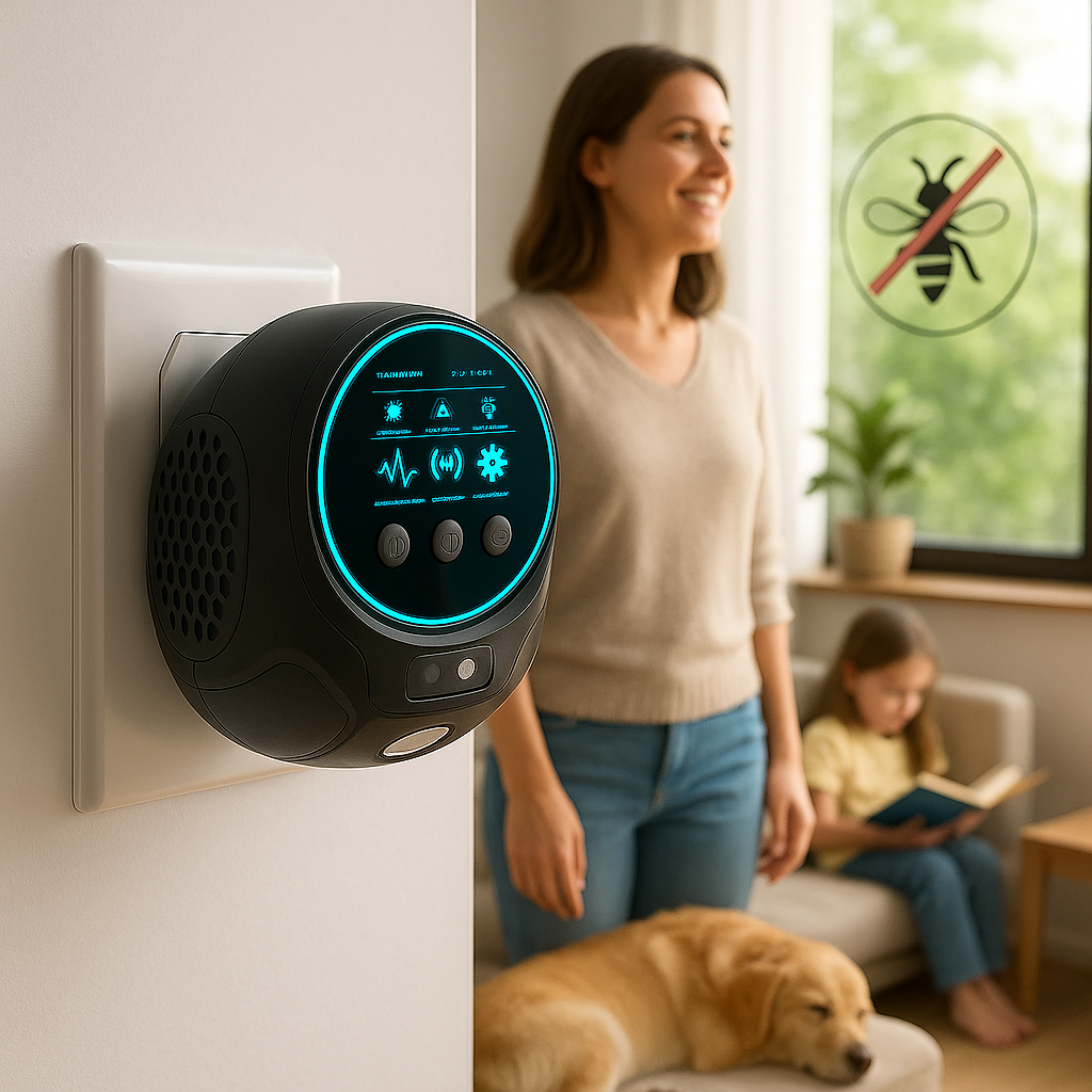 Breevo Ultrasonic Bee &amp; Wasp Repellent For 360 Coverage