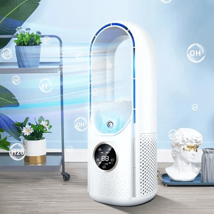 BREEZA Nova – Quiet Bladeless Air Cooler for Restful Nights