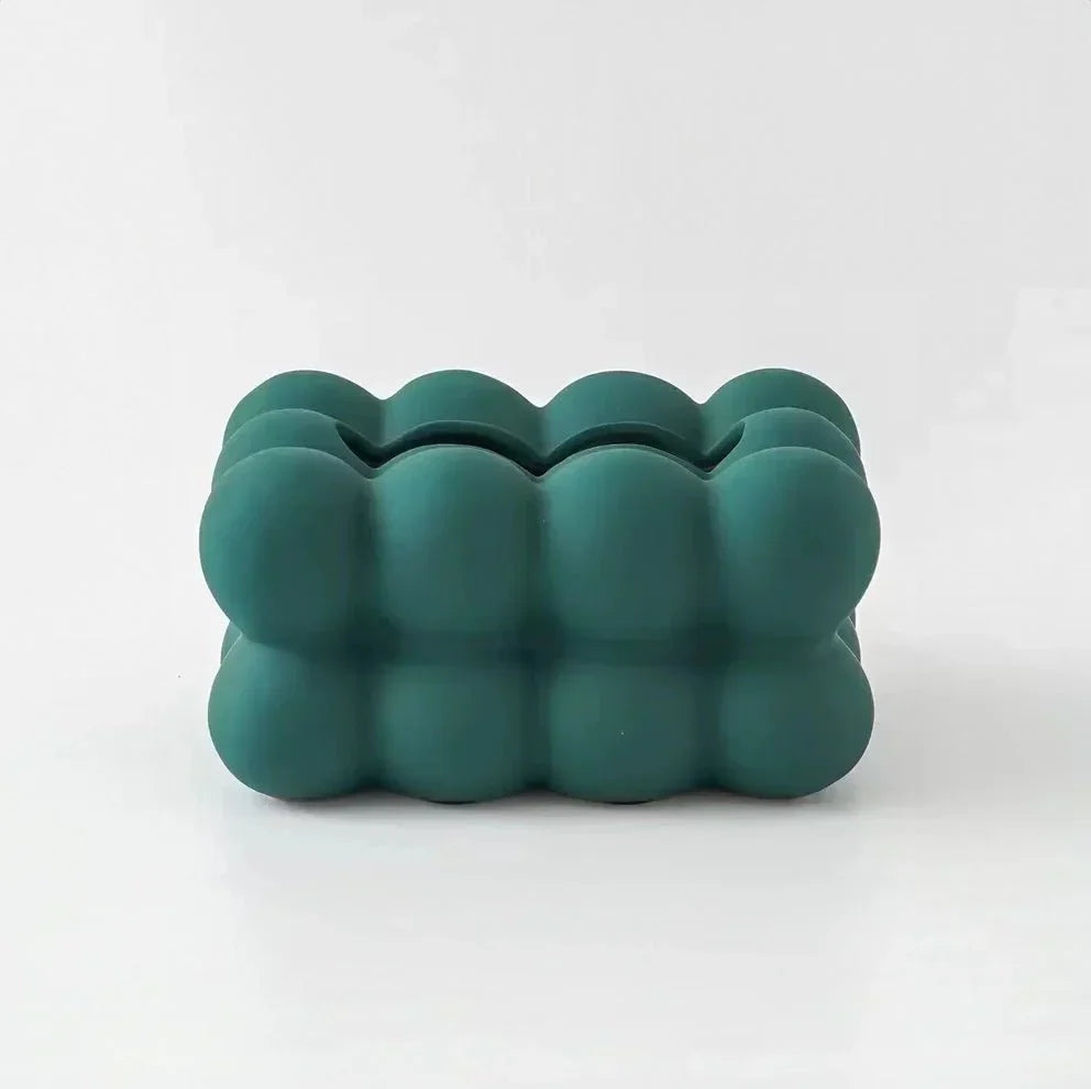 Bubble Ceramic Tissue Box Cover
