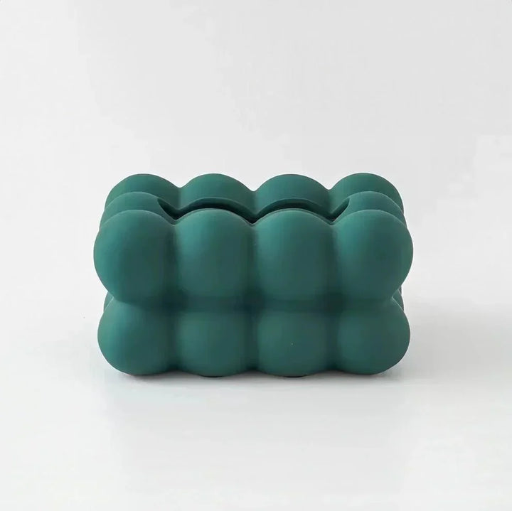 Bubble Ceramic Tissue Box Cover