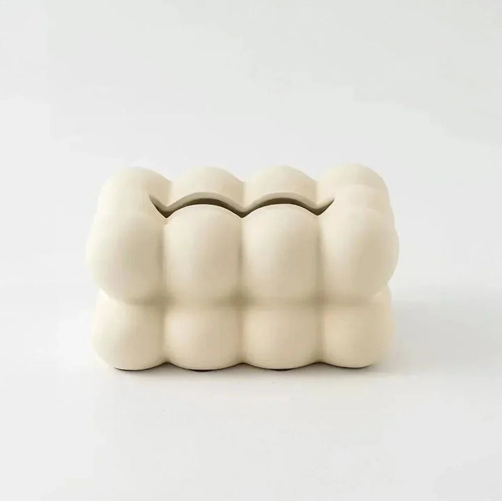 Bubble Ceramic Tissue Box Cover