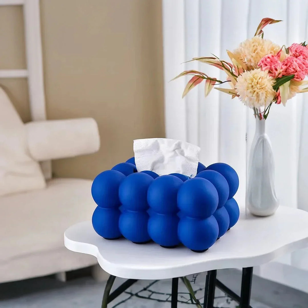 Bubble Ceramic Tissue Box Cover