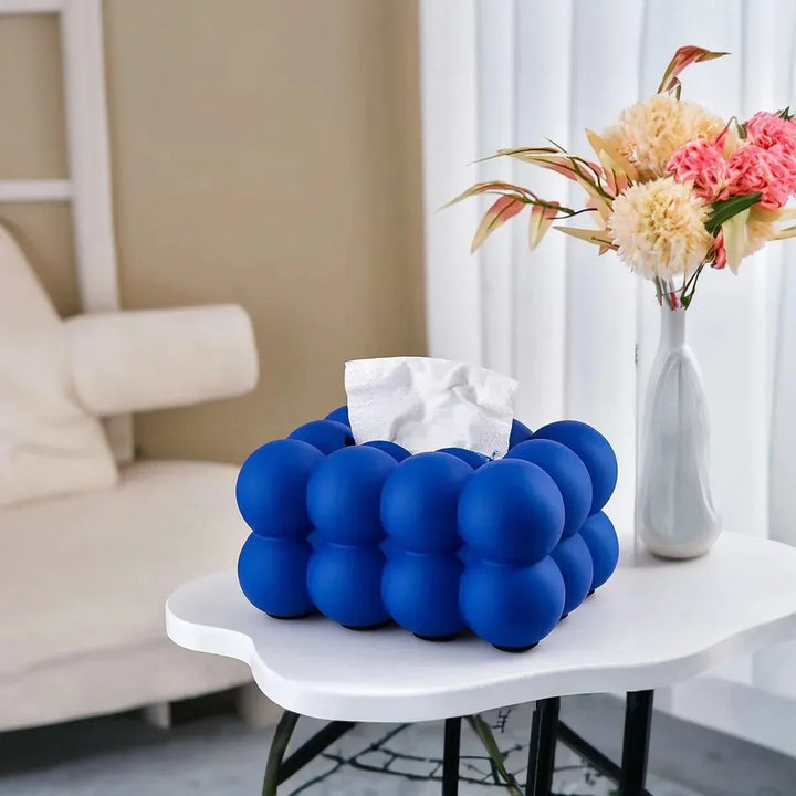 Bubble Ceramic Tissue Box Cover