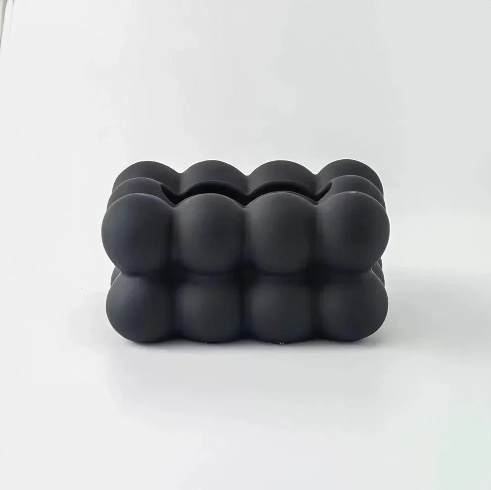 Bubble Ceramic Tissue Box Cover