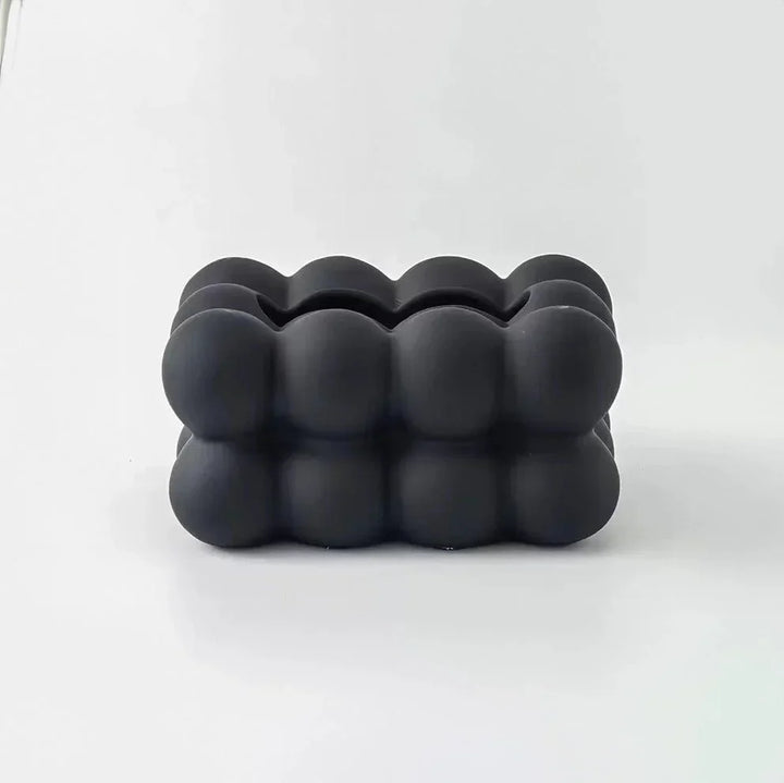 Bubble Ceramic Tissue Box Cover