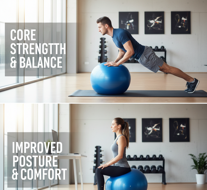 Burst-Resistant Stability Ball with Precision Pump
