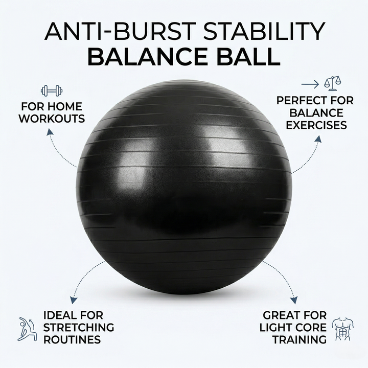 Burst-Resistant Stability Ball with Precision Pump