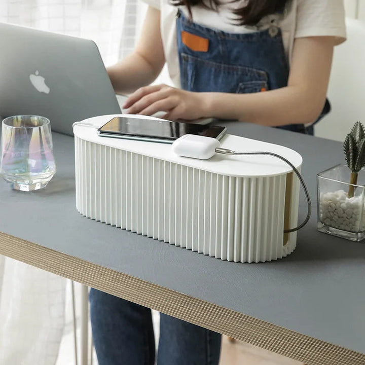 Cable Management Box - Trendy and Minimalist Organizer
