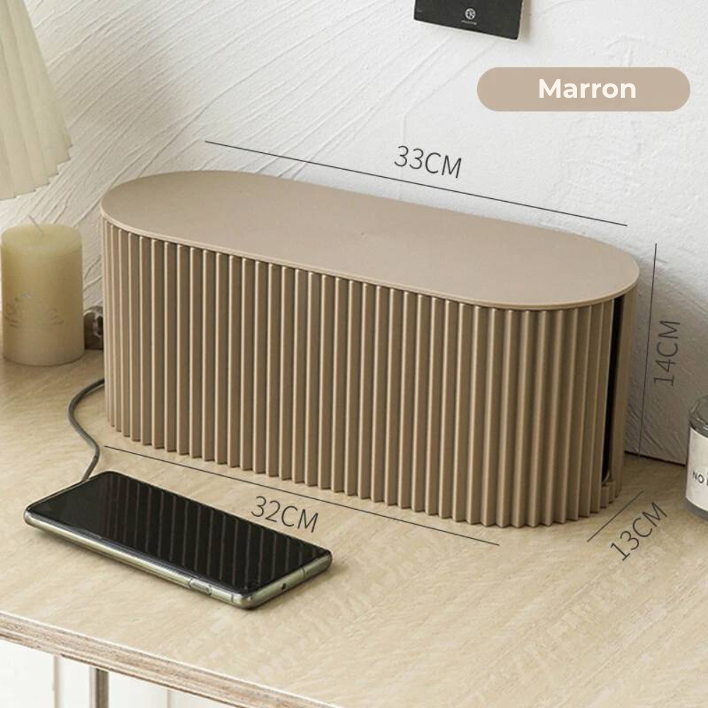 Cable Management Box - Trendy and Minimalist Organizer