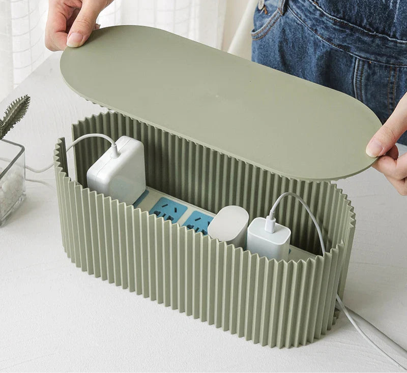 Cable Management Box - Trendy and Minimalist Organizer